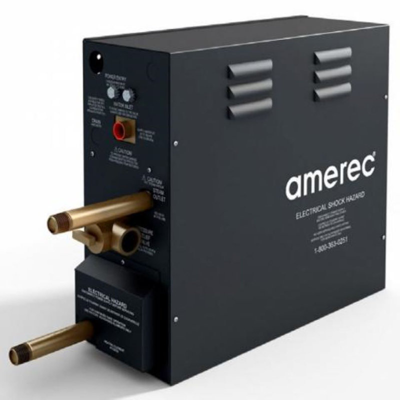 Amerec 14kW Black Stainless Steel Steam Generator
