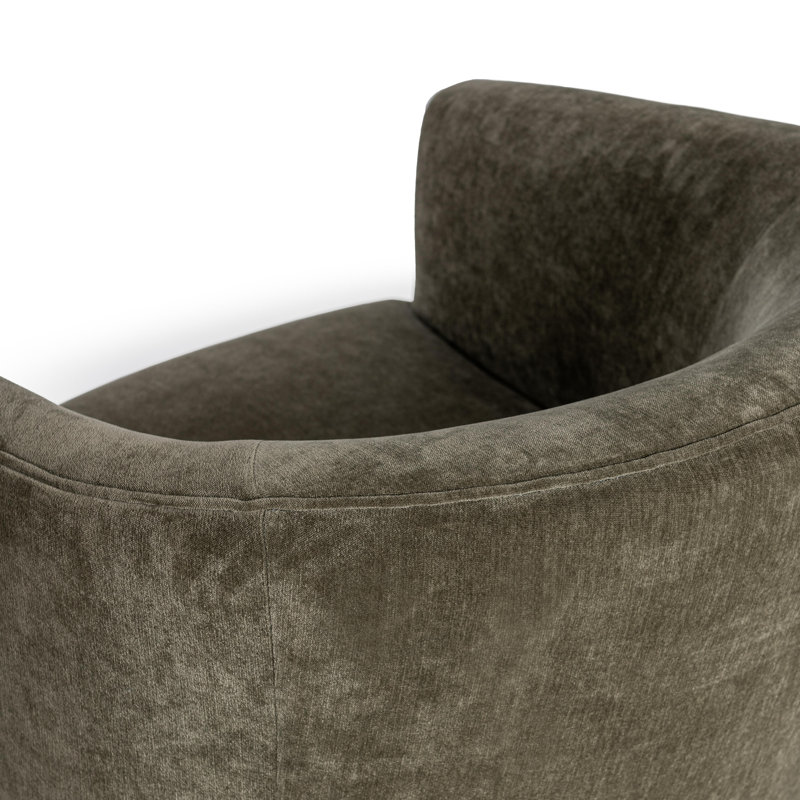 Valencia Swivel Accent Chair, Olive Moss