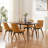 Brimlow Tufted Faux Leather Upholstered Swivel Dining Kitchen Side Chairs-962626699