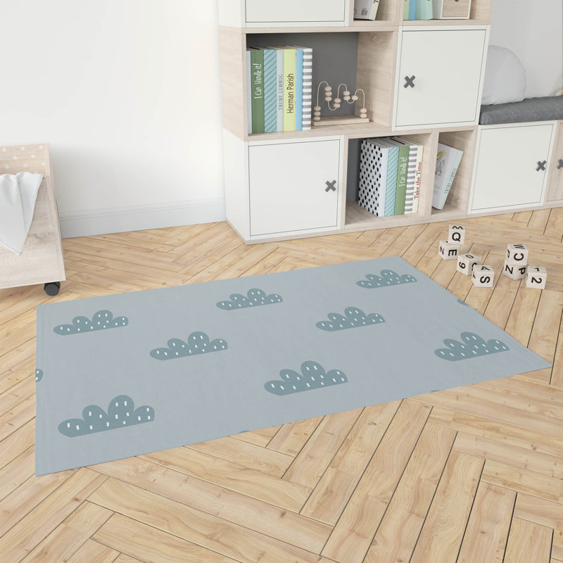 Stega Cloud Kids Play Mat, Rectangle 5' x 7'