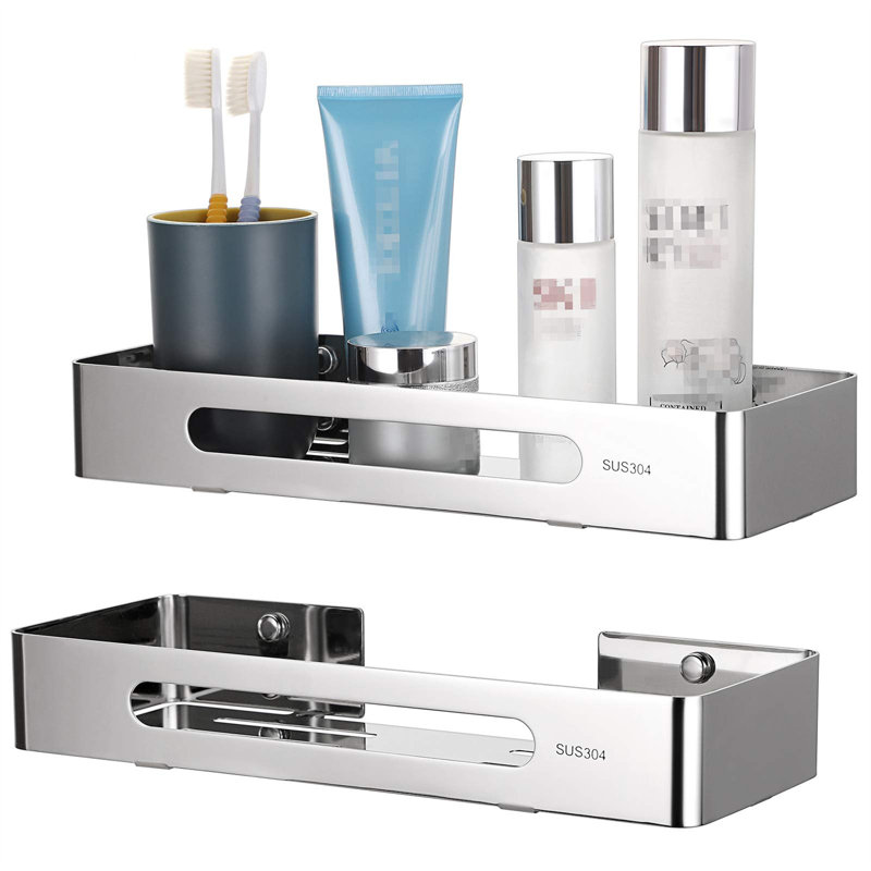 Telles Drill / Screw Stainless Steel Shower Shelf