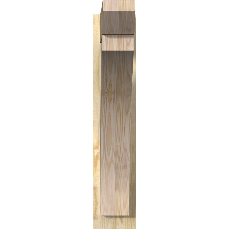 Persienne en bois Thatton, P 22 po x H 30 po, Sapin Douglas de 5 1/2 po (lisse)
