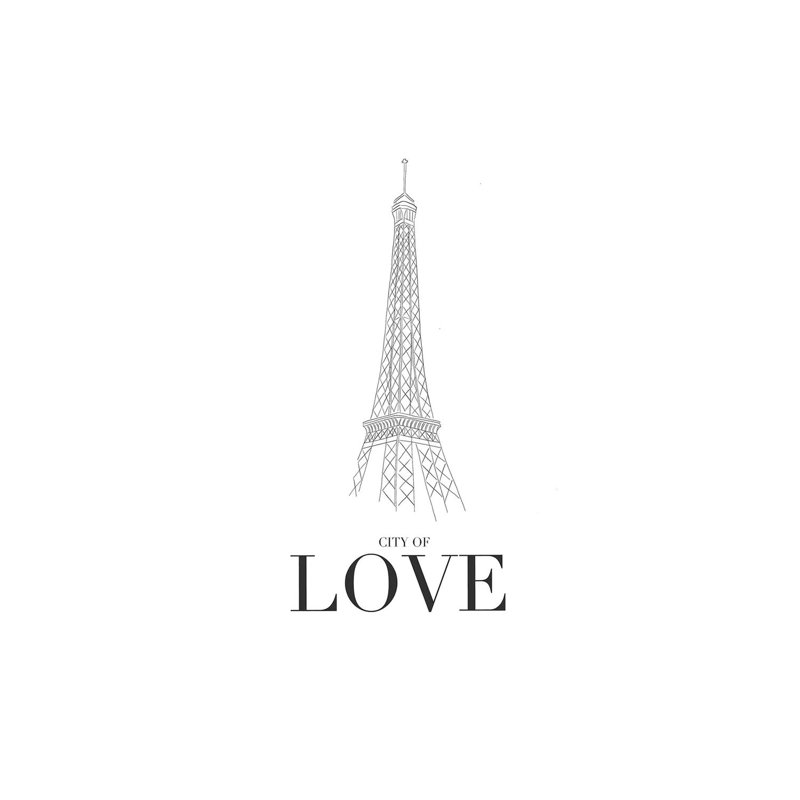 City Of Love by Leah Straatsma - Wrapped Canvas Print, 20.32 cm H x 30.48 cm W