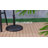 Kimbell Resin Round Black Umbrella Base