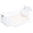 White Twin Daybed With Storage Shelves, Trundle & Charging Ports - Frame Size Areas, Wood-815202260