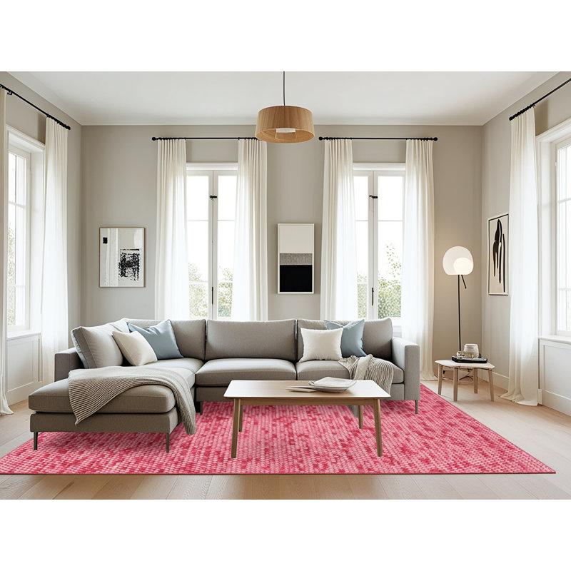 Tapis contemporain marron, Rectangle 8 pi x 10 pi