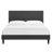 Modway Yasmine Channel Tufted Performance Velvet Platform Bed-380532815-380532820
