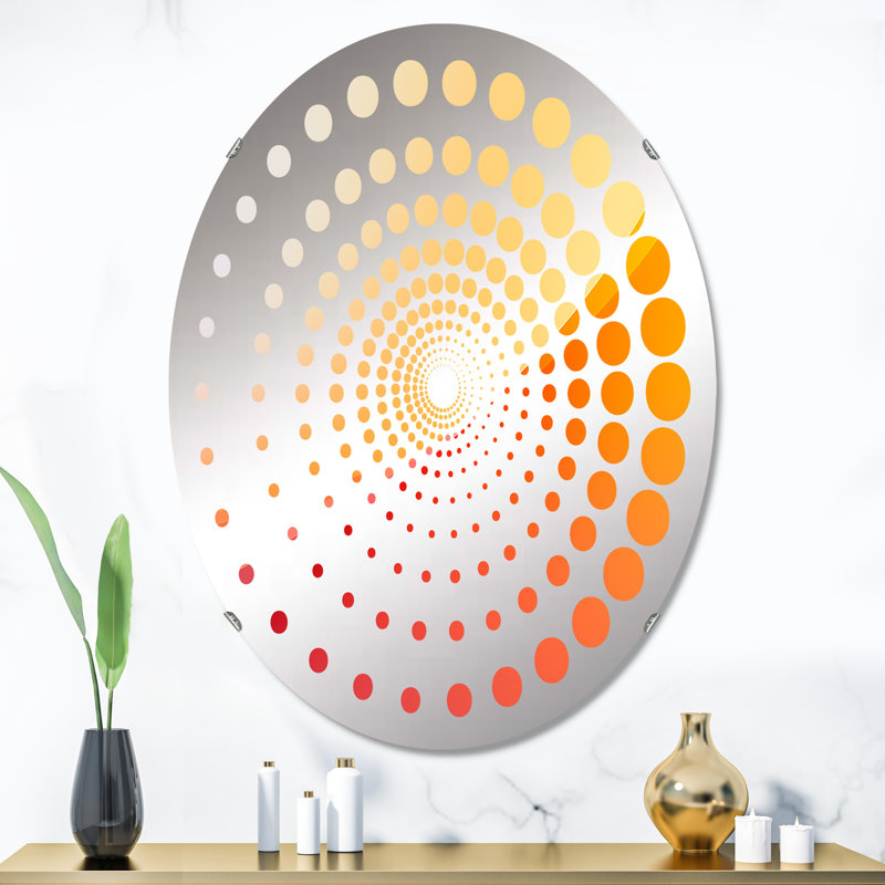 Miroir mural oval, 35,4 po x 23,6 po
