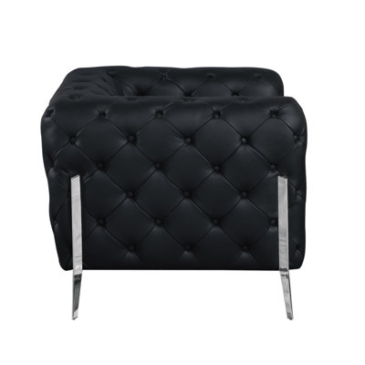 Chaise en cuir 100% italien Global United