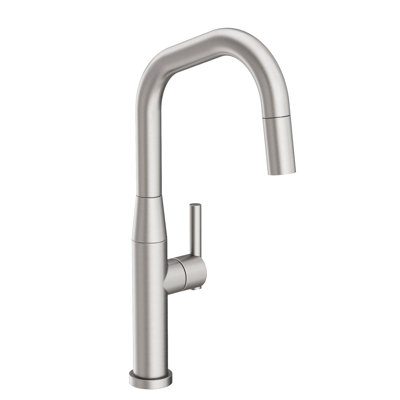 East Square Single Handle Pull Down Kitchen Faucet