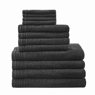 Ensemble de 12 serviettes de bain 100% coton à séchage rapide 12 pièces