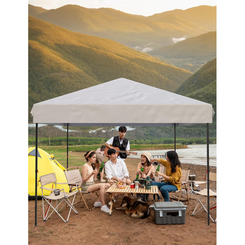 Metal Pop-up Canopy, Blanc