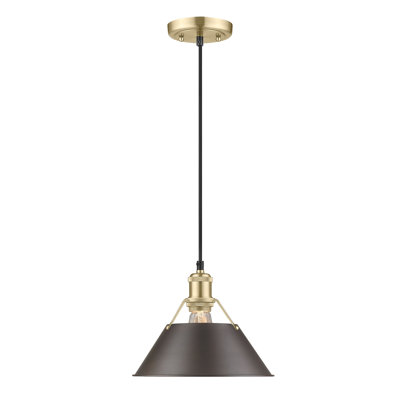 Luminaire suspendu conique à 1 lumière Weatherford