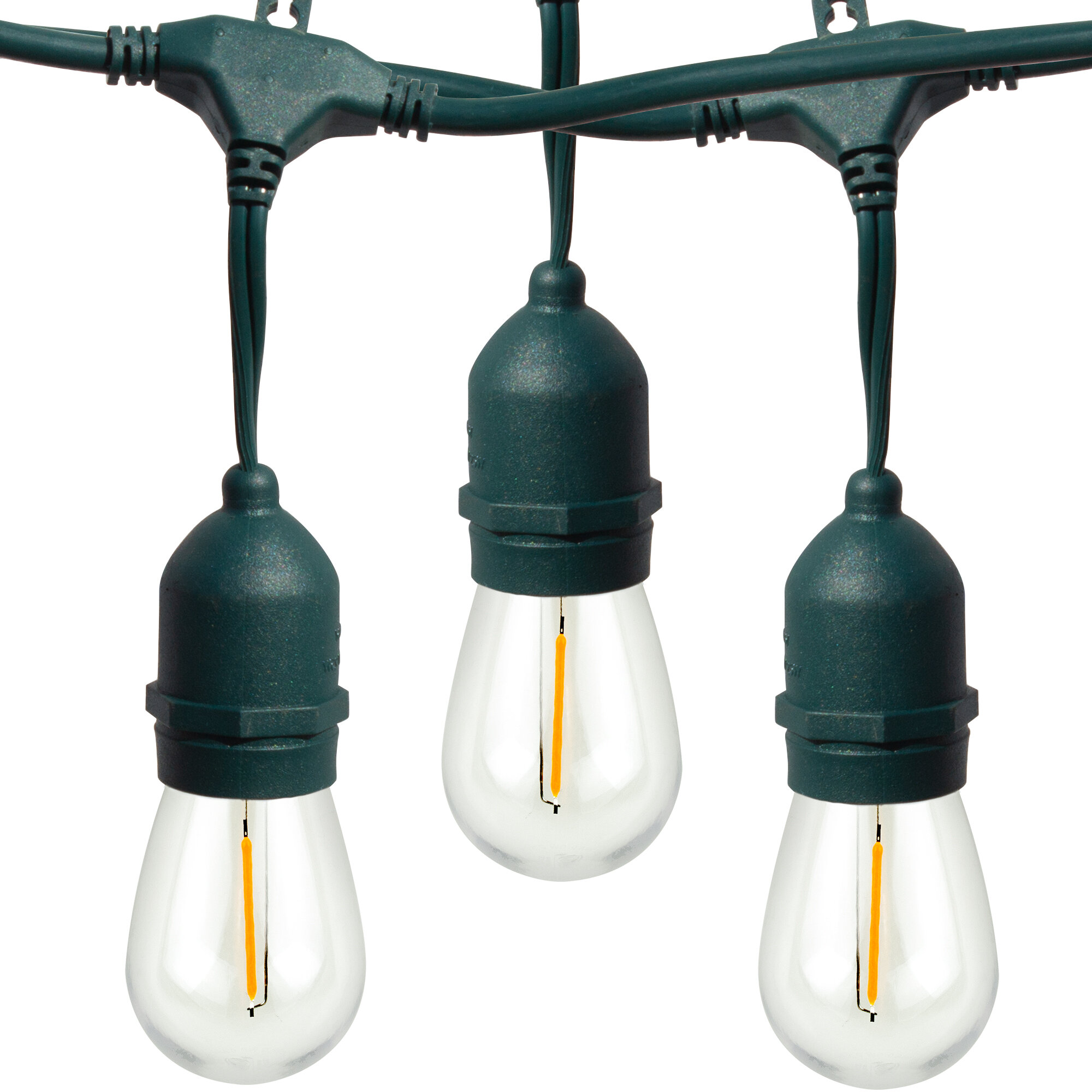 Wayfair Basics® 48' Outdoor 15 Bulb Standard String Light  Reviews  Wayfair