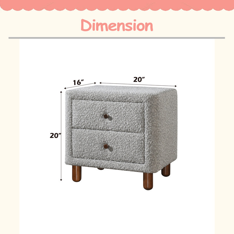 Boucle Nightstand