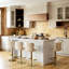 Îlot de cuisine blanc avec rangement 71 po, grande armoire de cuisine avec table de préparation pour la salle à manger-1180224536-1180224537