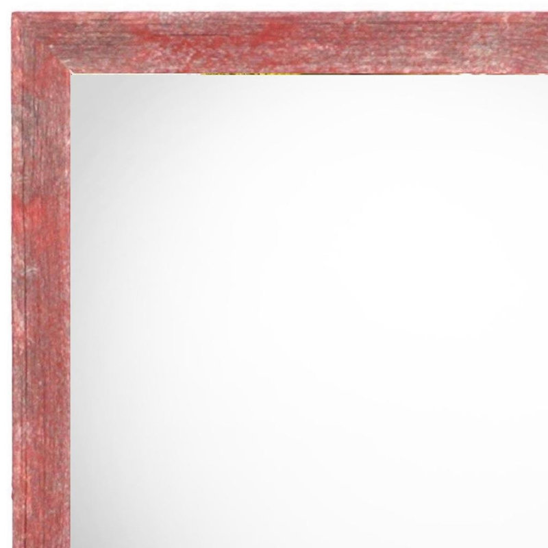 Cadre photo simple Bianca-Maria, Rouge rustique, L 12 po x H 12 po
