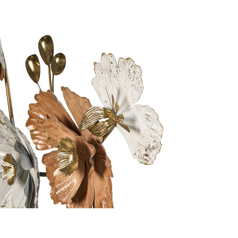 Handmade Plants & Flowers Iron Wall Decor