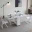 Folding Drop Leaf  Dining Table with Lockable Wheels & Storage-1730342332