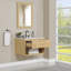 Redbridge 30'' Single Wall Mounted Bathroon Vanity with Quartz Top
