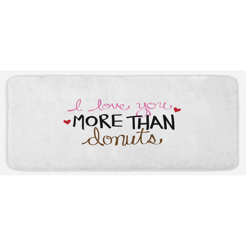 Tapis de cuisine I Love You More