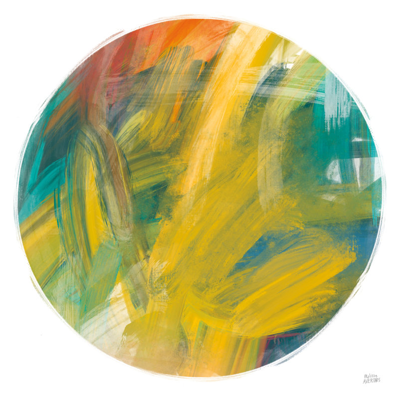 Spectrum Sphere by Melissa Averinos - No Frame Painting on Canvas, 51cm H x 51cm W x 3.8cm D