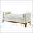 Large Upholstered Boucle Fabric Ottoman with Pillows,Comfort Padded Window Bench-357116472-357116475