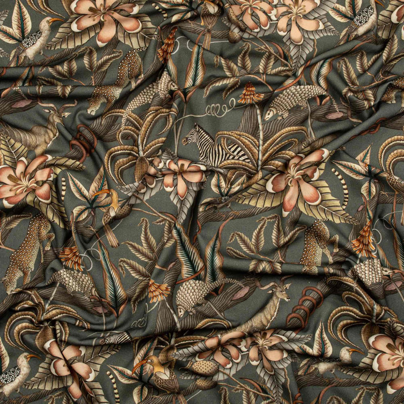Ardmore Linen Fabric, Ash