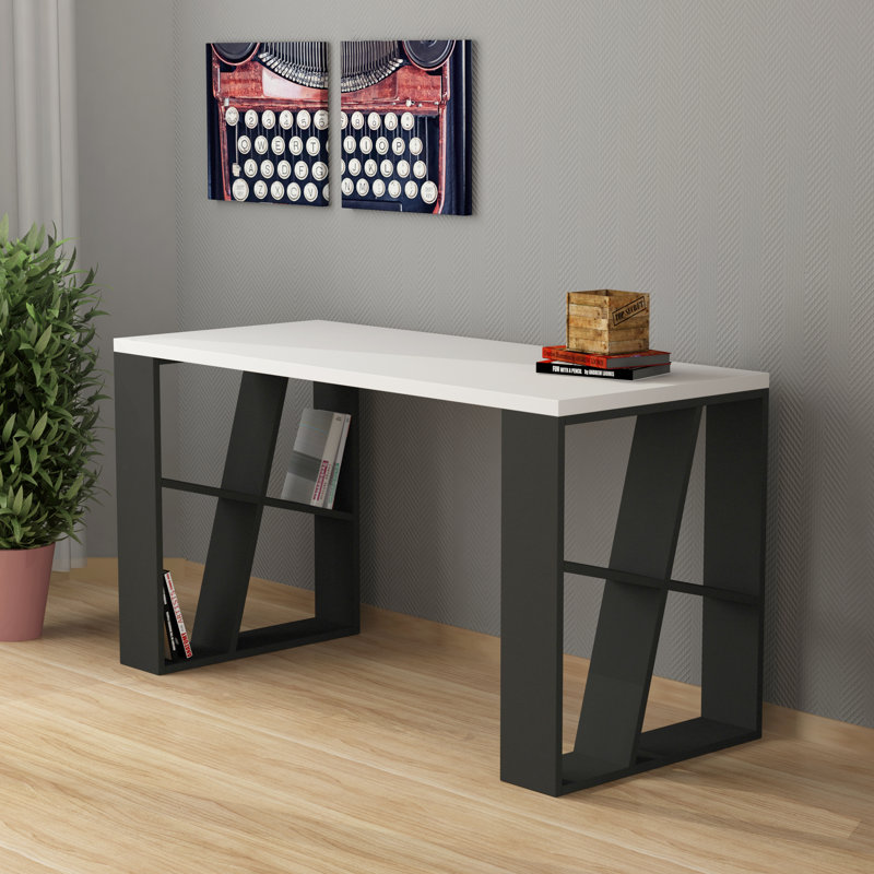 Miranda Modern Multifunctional Desk, Anthracite
