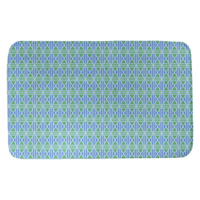 Tapis de salle de bain lineed diamants Leffel