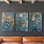 Floral Study Series XV - Ensemble de toiles tendues avec châssis Premium - Prêt à être accroché-102399836