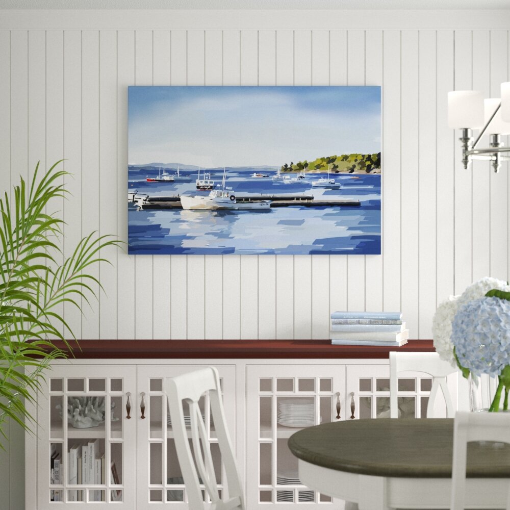 Leinwandbild Peaceful Harbour II von Emily Kalina