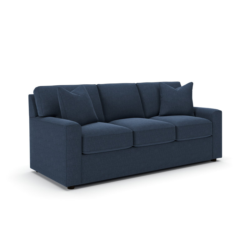 Leigh Upholstered 84'' Sofa, Drusky Navy