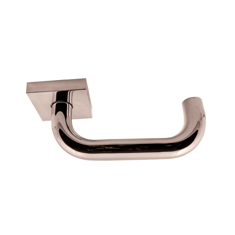 Privacy Door Lever Set, Passage (Hall & Closet), Satin Black, 2.75"