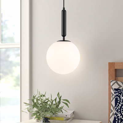 1-light Globe Single Pendant Light