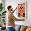 Symmetrical Petals Mid-Century - Wrapped Canvas-423538252-423538253