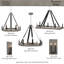Lustre 6 lumières Plagido