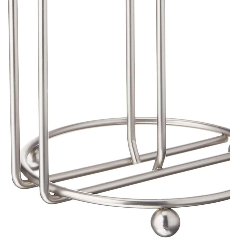 Porte-essuie-tout de comptoir Spectrum Pantry Works Deluxe, Nickel satiné
