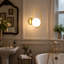 Cendy 1-Light Gold Armed Sconce