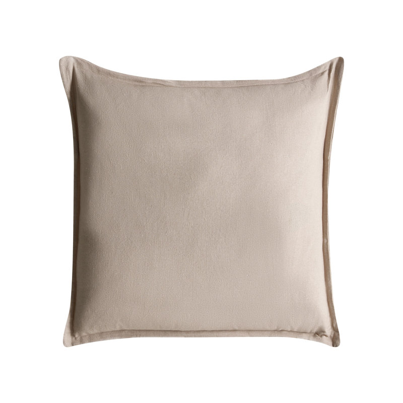 White, Beige Square Cushion