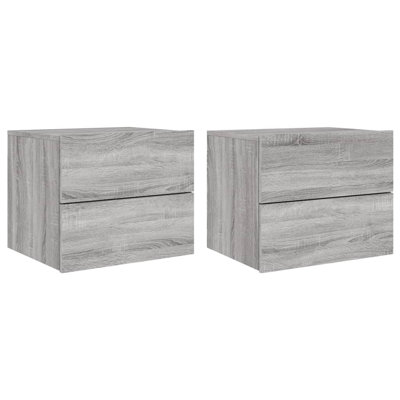 Bonts 50cm W Engineered Wood Bedside Table