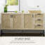Buffet avec tiroirs et tablettes ajustables