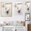 A Touch of Orange Minimal Gray Geometry Painting - Print-2129206996-2129207003