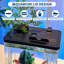 Petit aquarium de 2,5 gallons, ensemble d'aquarium 7 pièces Betta avec lumière DEL, pompe à air, couvercle, ensemble de démarrage d'aquarium pour poisson, poisson rouge, crevette