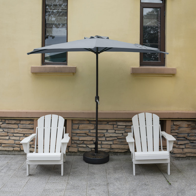 Nicholls 108'' Market Umbrella, Grey