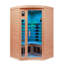 Belfry Bathroom Haddington 2 - Person Bluetooth Compatible FAR Infrared Sauna with Remote Control in Hemlock