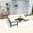 5-Piece Aluminum U-Shaped Outdoor Sectional Set-886641424