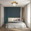 Luminaire semi-encastré moderne à 1 lumière en verre sphérique doré pour salon / chambre à coucher / couloirs-86059793