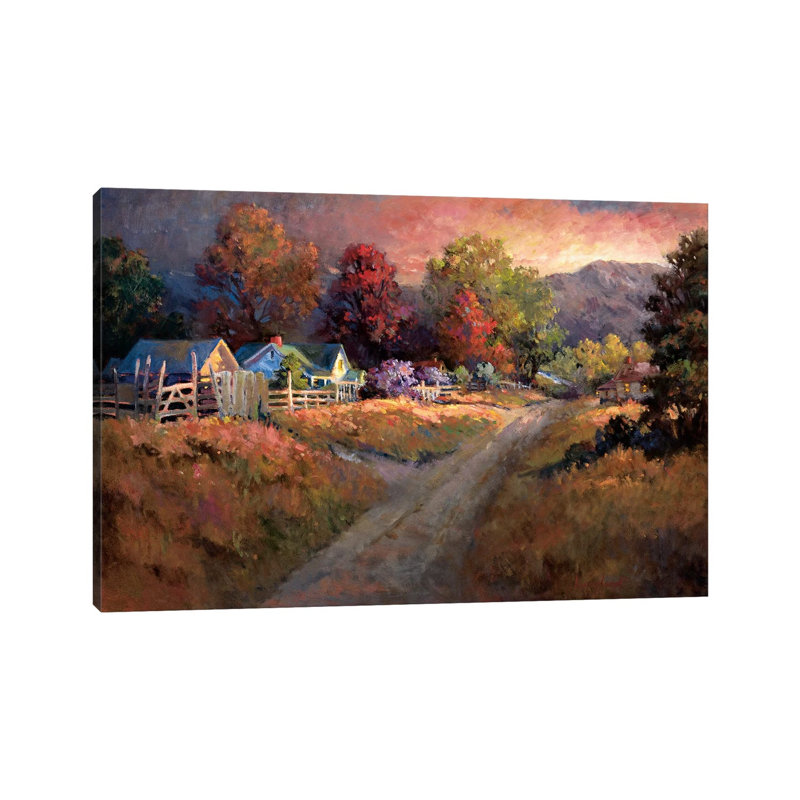 Rural Vista I by Nancy Lund - Wrapped Canvas Painting, 66.04cm H x 101.6cm W x 1.91cm D