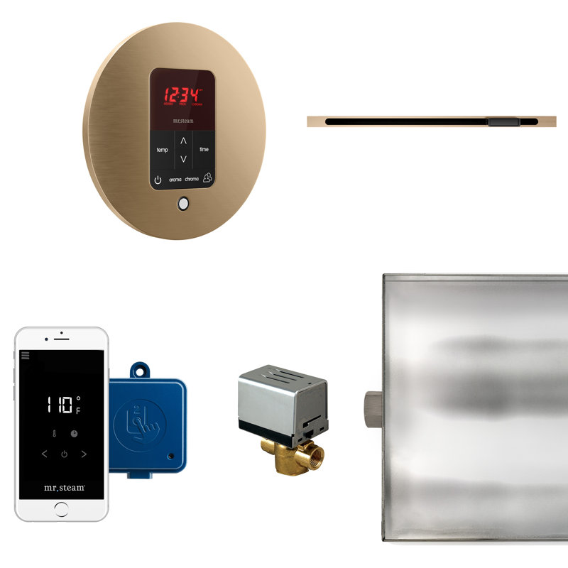 Commande linéaire du générateur de vapeur Butler, Bronze brossé